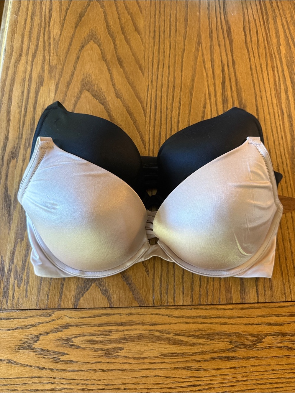 Soma Stunning Push Up Bra Set- Black & Nude